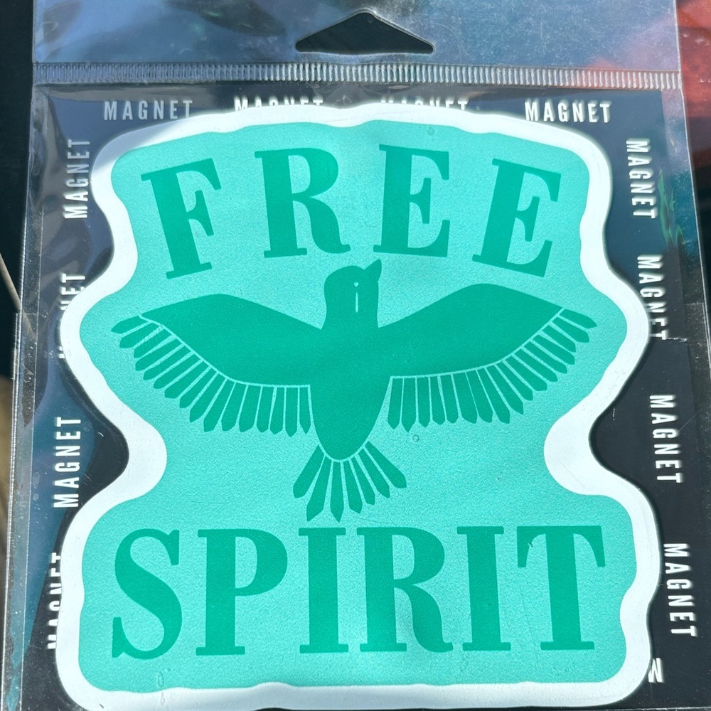 Teal Free Spirit Magnet